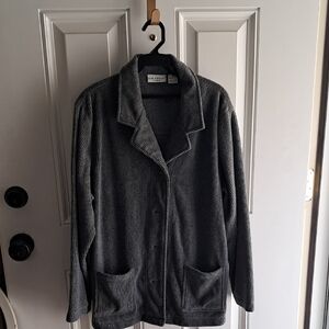 Kim Rogers Charcoal Teddy Jacket